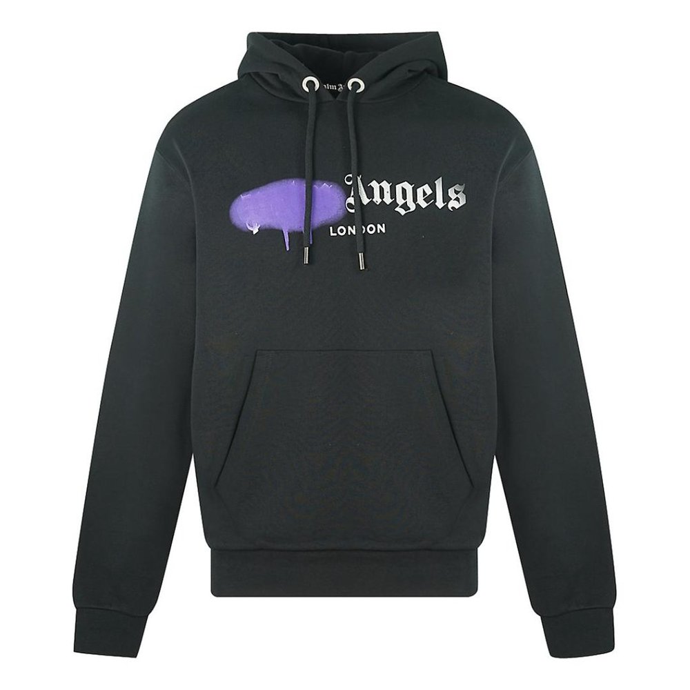Palm Angels Purple Spray Hoodie
